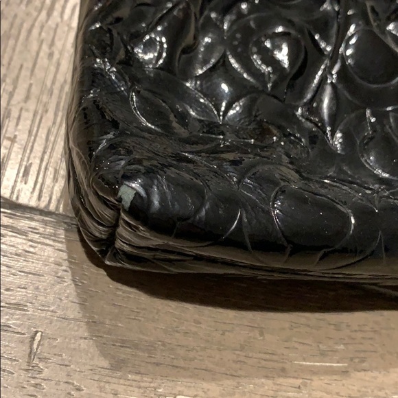 COACH Black Patent Leather Wristlet - Picture 3 of 7